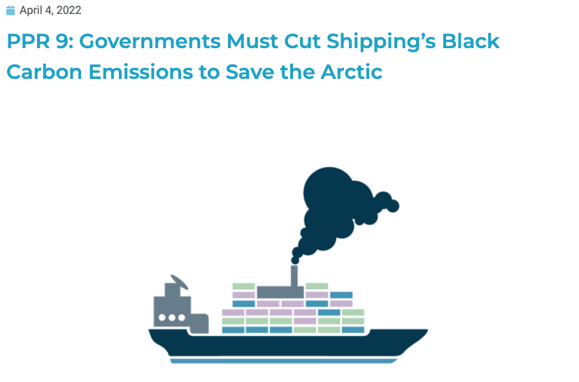 CleanArctic's tweet photo. "If all #shipping currently using HFO in #Arctic were to switch to distillate fuel, there would be immediate reduction of around 44% in #blackcarbon and the benefits would be felt immediately” https://t.co/luNXXf1Gpg #climateaction #shipping #ppr9 https://t.co/IshhlDIMwS