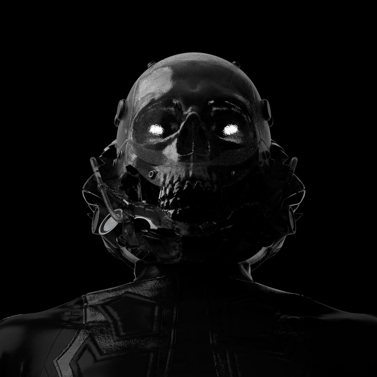 NFTshka's tweet photo. ⚡️NEW DROP 
«Cyborg. Alpha group #6 #NFT»  160 BUSD  

Hard times on planet Earth. Dreams of space didn’t justify themselves, and world hunger remained a problem. To contain the daily protests, special cyborgs appeared on the streets. 

Author: b2kdaman
https://t.co/uT4o8iBrC9 https://t.co/67cWbsq0ME