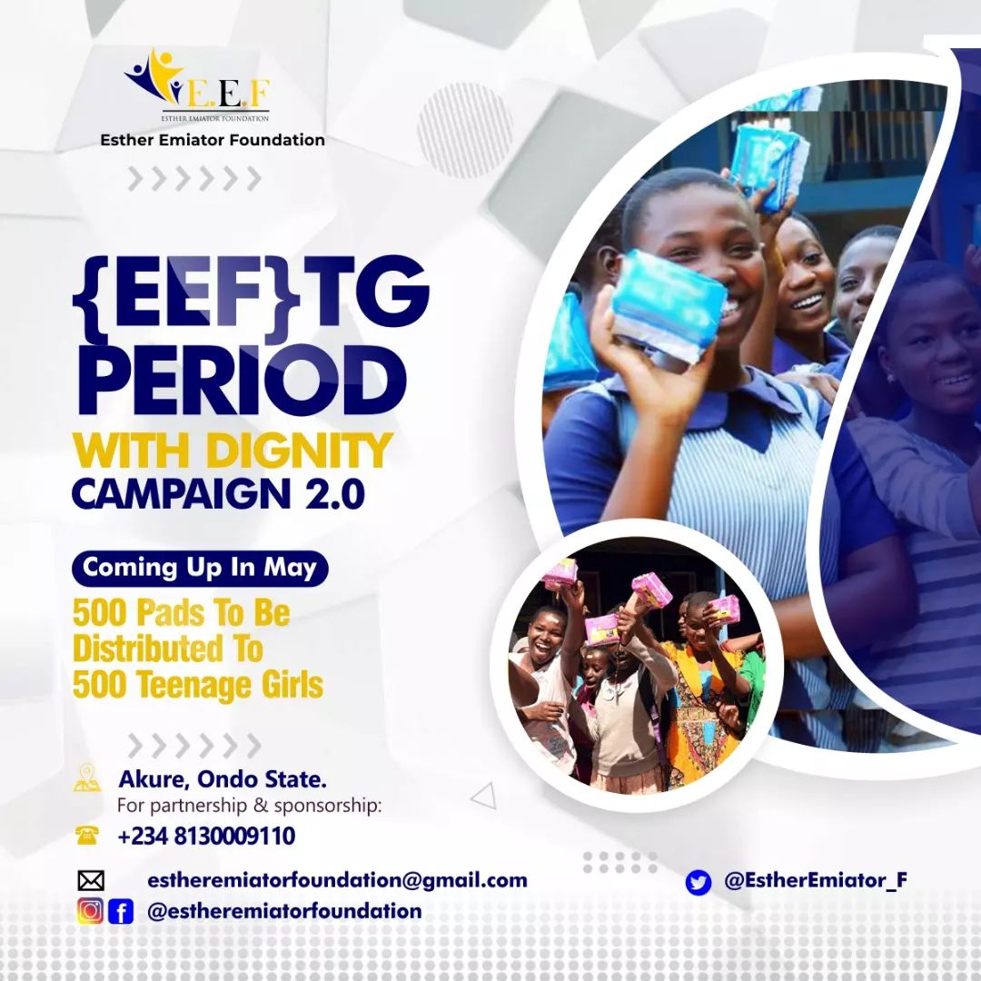 EstherEmiator_F's tweet photo. Did you know that?500 million women &amp;girls globally lack adequate facilities for menstrual hygiene management.70% of girls in Malawi miss 1-3 school days a month due to menstruation more than they do from malaria. In Uganda, some women menstruate into a hole in the ground #monday https://t.co/gfuQsTML7T