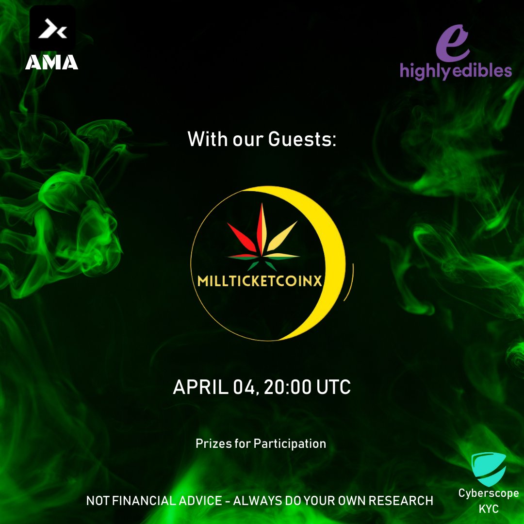 matt_moorez's tweet photo. Ramadan is a day of celebration in the Muslim religion and everyone at @Millticketcoin Family wishes you a Happy #Ramadan celebration.๐๐
$TMT
#Millticket
#Ramadan
#cyberscope
@Millticketcoin will having AMA session with @highlyedible today 20:00UTC ๐๐๐ https://t.co/RU7O14VTuV