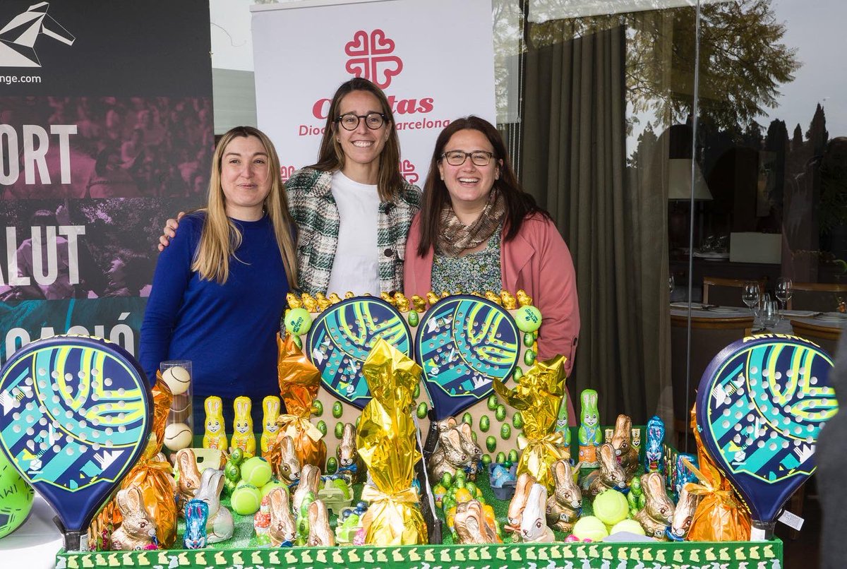 fundacionRCPB's tweet photo. Los niños y niñas 🧒👧 del Centro Polivalente Singuerlin de Santa Coloma de Gramenet de Cáritas recibirán la novena mona de Pascua 🐣 solidaria de la Fundación RCPB. 
¡Gracias a  @luciasainzp por amadrinar el acto y a @kuikmapadel por su generosa contribución!❤️ https://t.co/H0NTcn5aM3