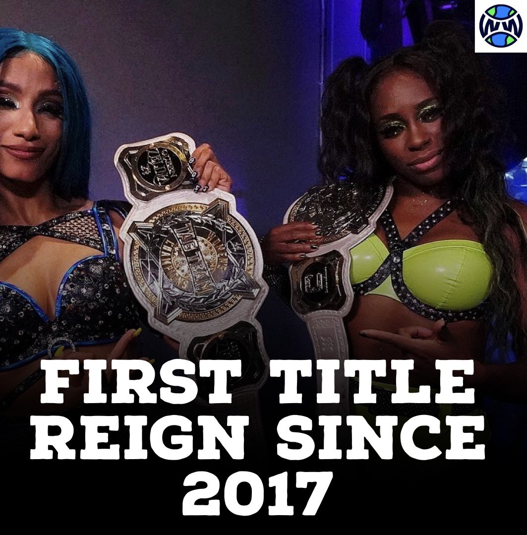 WrestlingWCC's tweet photo. This is Naomi’s first WWE title in over 5 years! https://t.co/LUbrUUueKE