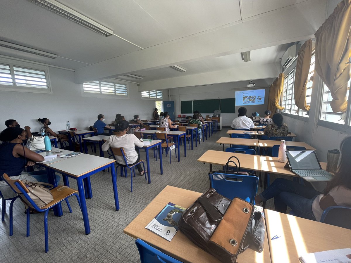 Le séminaire EDD de l’<a href="/acmartinique/">Académie de Martinique</a> continue : 2e journée.
Compte-rendu du #FOREDD par Inna Claverie de la mission #EDD.
Bravo Inna pour cette belle et synthétique présentation.

<a href="/frhannequin/">Frederique Hannequin</a> <a href="/vhann972/">Valérie Hannibal</a> 
<a href="/noel_coralie/">Coralie NOEL</a> <a href="/RondeleSylvie/">Sylvie Rondelé DAVLC Académie de la Martinique</a> <a href="/AcademieCavl/">CAVL Academie de Martinique</a>