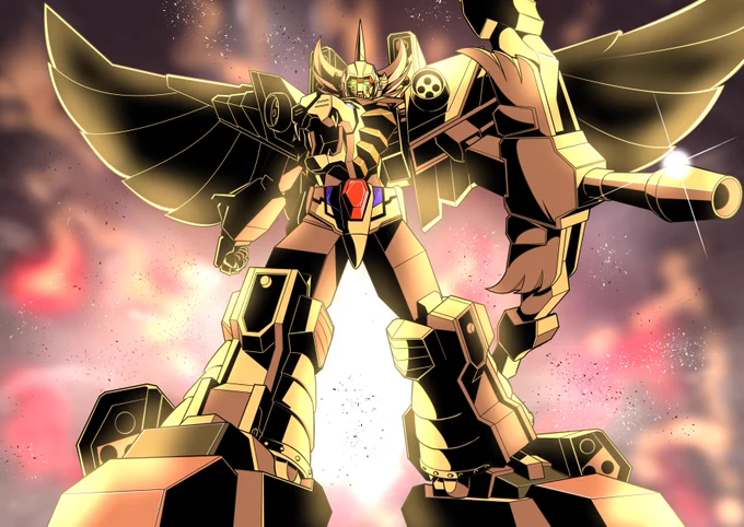 #獅子の日だからライオンの意匠を持ったロボを貼る 