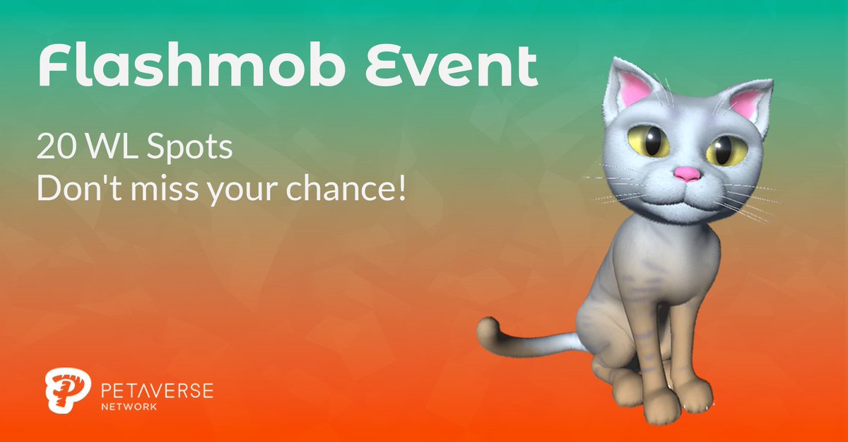 PetaverseNetwrk's tweet photo. 1/ We are excited to announce Flashmob❗️ 

So, this week is not like any other week, it's Petaverse Fashion Week! 🔥🔥🔥
Dress your pet in an unusual, cute and funny outfit and take a picture of it!

🕑 Up to the 11th of April 11:59 UTC https://t.co/acWtX3JyQT