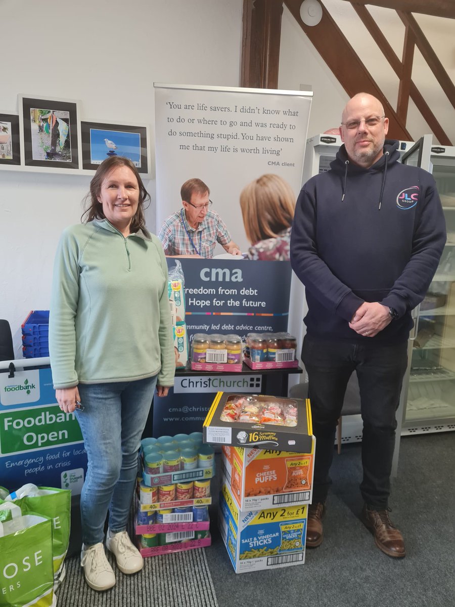 Good Job our City Cargo has a heater! It was a very cold morning down in Hailsham! Great effort from the JLC team today. Dropping off a selection of items to our local food bank. <a href="/Hailshmfoodbank/">Hailsham foodbank</a>