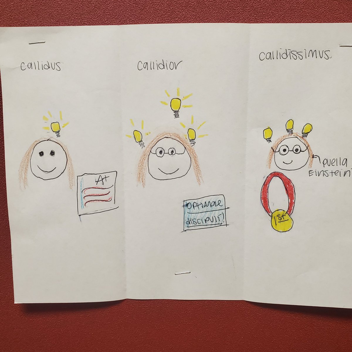 CLHSWLC's tweet photo. Positive, comparative,  and superlative Latin adjectives https://t.co/e0ScXwL11i