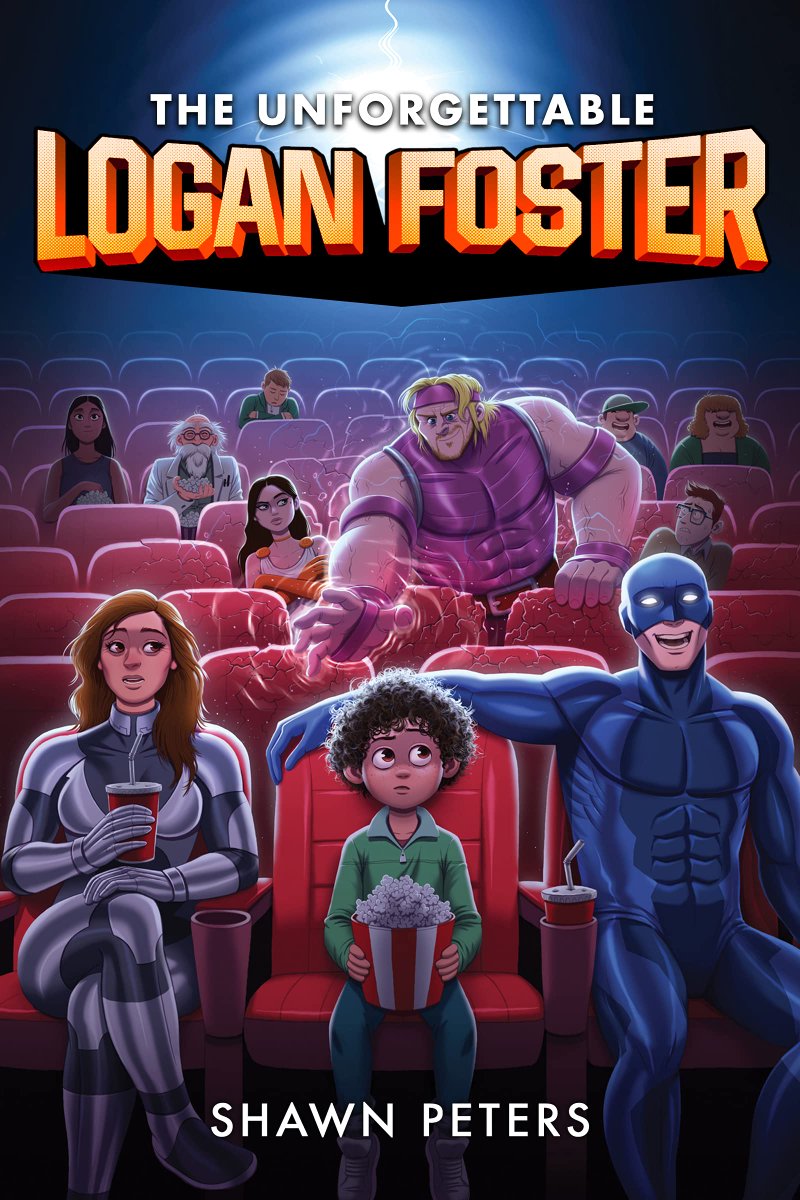 ABWestrick's tweet photo. This MG #debut is a hoot! Non-stop action when Logan's seemingly ordinary foster parents turn out to be superheroes. Lucky me -- I got to interview #author @ShawnTweeters for today's post at @MGBookVillage. A super fun read! #kdlit @HarperChildrens https://t.co/56ssO7S2Z6 https://t.co/qFFDXNMubu