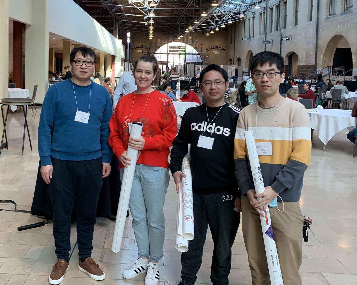 Part of the J. Yang Lab at the #MGM2022. Always an enjoyable experience spending days with enthusiastic maize geneticists. See you next year at St. Louis Union Station.