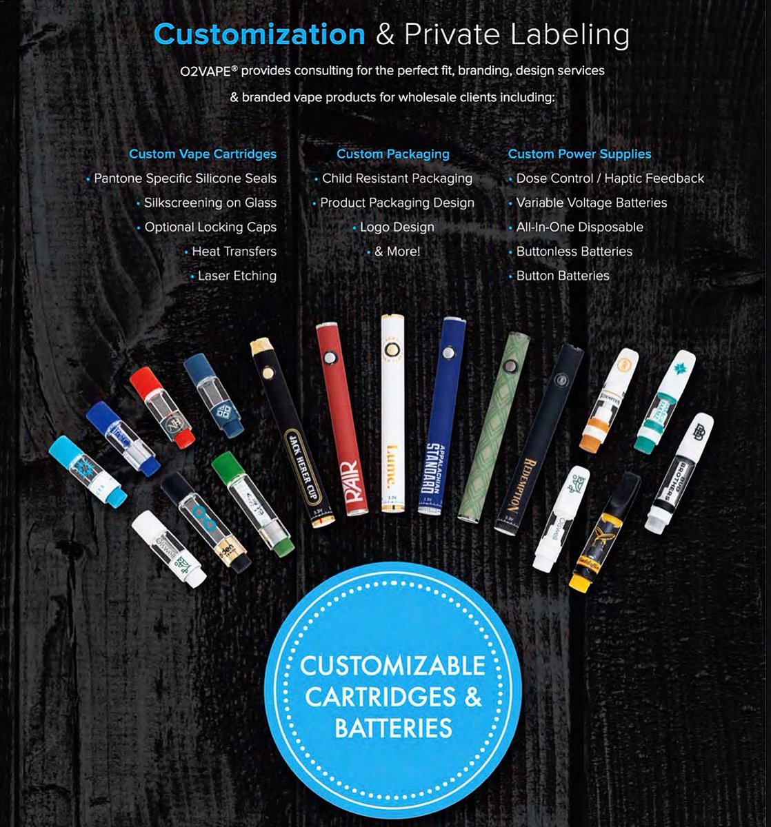 O2vape's tweet photo. O2VAPE provides customizable branding services and vape products for wholesale
https://t.co/mbFhSSjxpM
#customvape #customvapes #vapepen #vaping #vape #vapestore #vapeshop #wholesalevape #vapekits #vapecarts https://t.co/WX4OuJcGUz