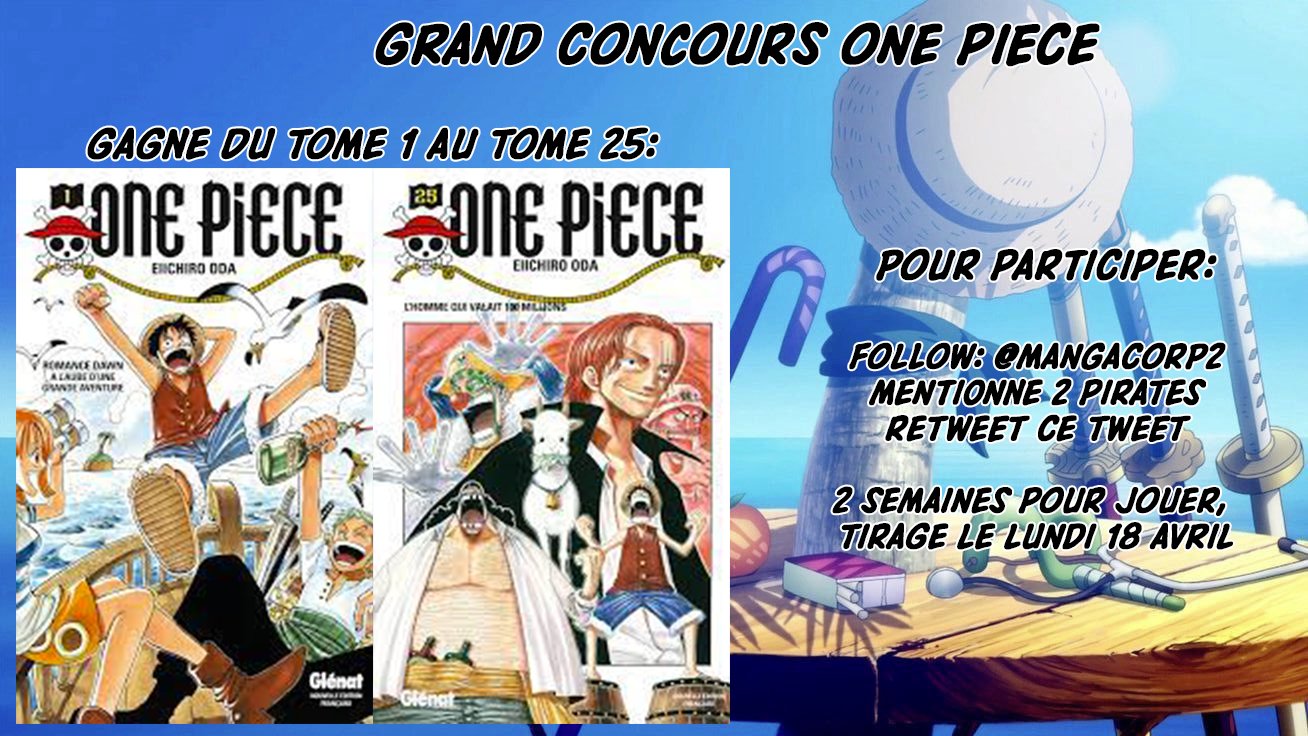 Manga Corporation Concours One Piece La Team Mc Corporation Fait Gagner Les 25 Premier Tome De One Piece Format Ebooks De Chez Glenats Pour Participer Follow Mangacorp2 Retweet Ce Manga Corporation Concours One Piece La Team Mc Corporation Fait Gagner Les 25 Premier Tome De One Piece Format Ebooks De Chez Glenats Pour Participer Follow Mangacorp2 Retweet Ce