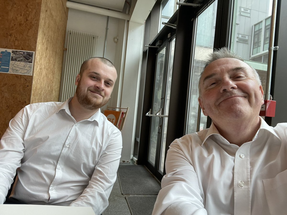 CouncillorTudor's tweet photo. Great to make @hybrid_jones at last! #labourstudents @PlymUni https://t.co/h7Dy3gkqqi