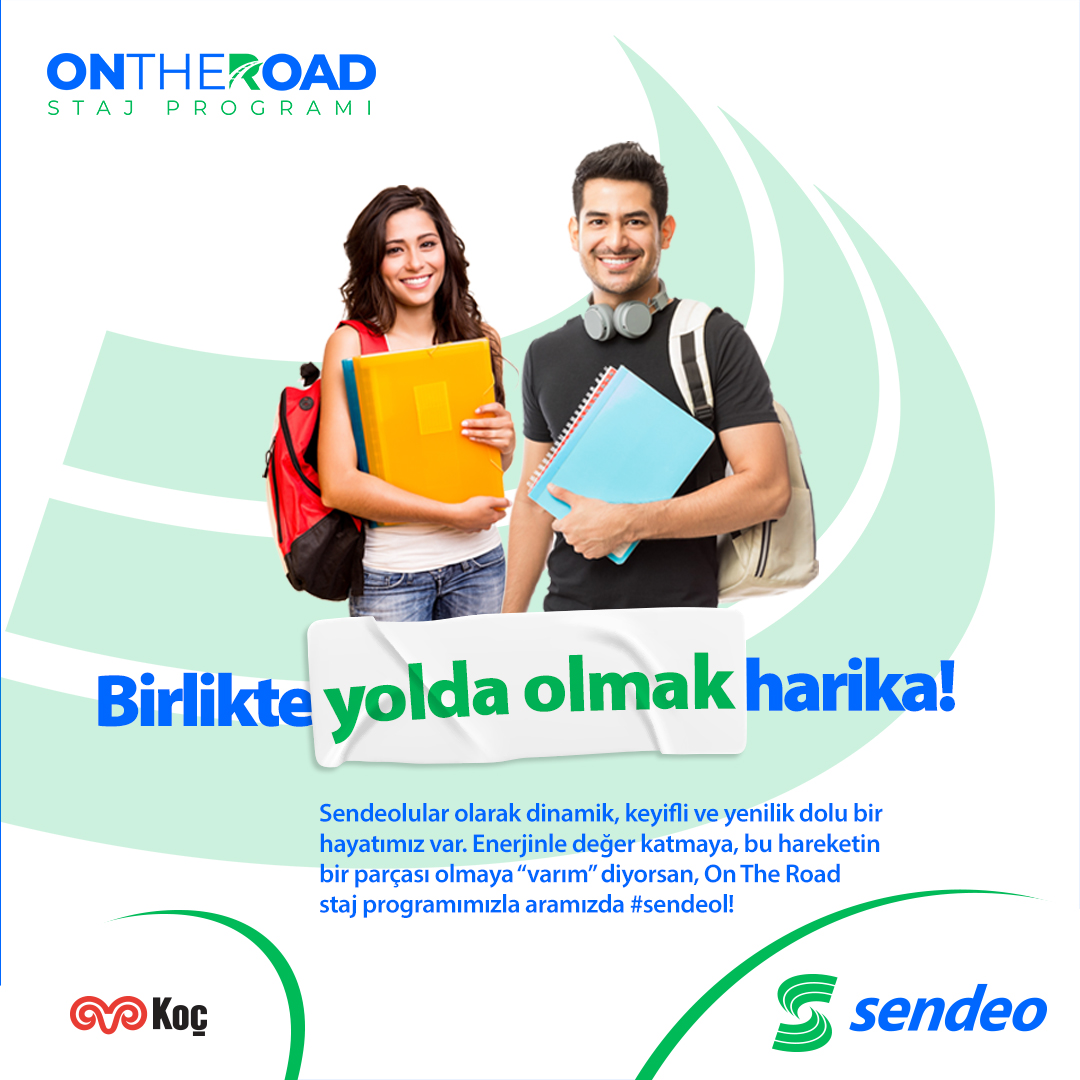 SendeoTurkiye's tweet photo. Hadi takımımızda #sendeol! #OnTheRoad
Staj programımıza katılmak için;
https://t.co/8XuyZfPmaN https://t.co/WwQMknyzWl