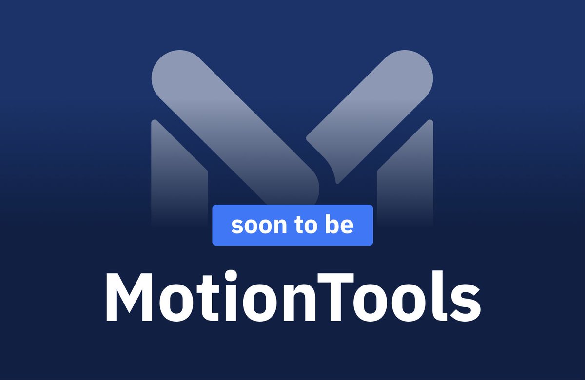 On 5.5.22 we are updating our name to MotionTools. 🎉

Read the announcement to learn more about our rebranding process and how our new name will accelerate our mission. 🚀

m-tribes.com/blog/hello-mot…

#WhoWeAreIsWhatWeDo