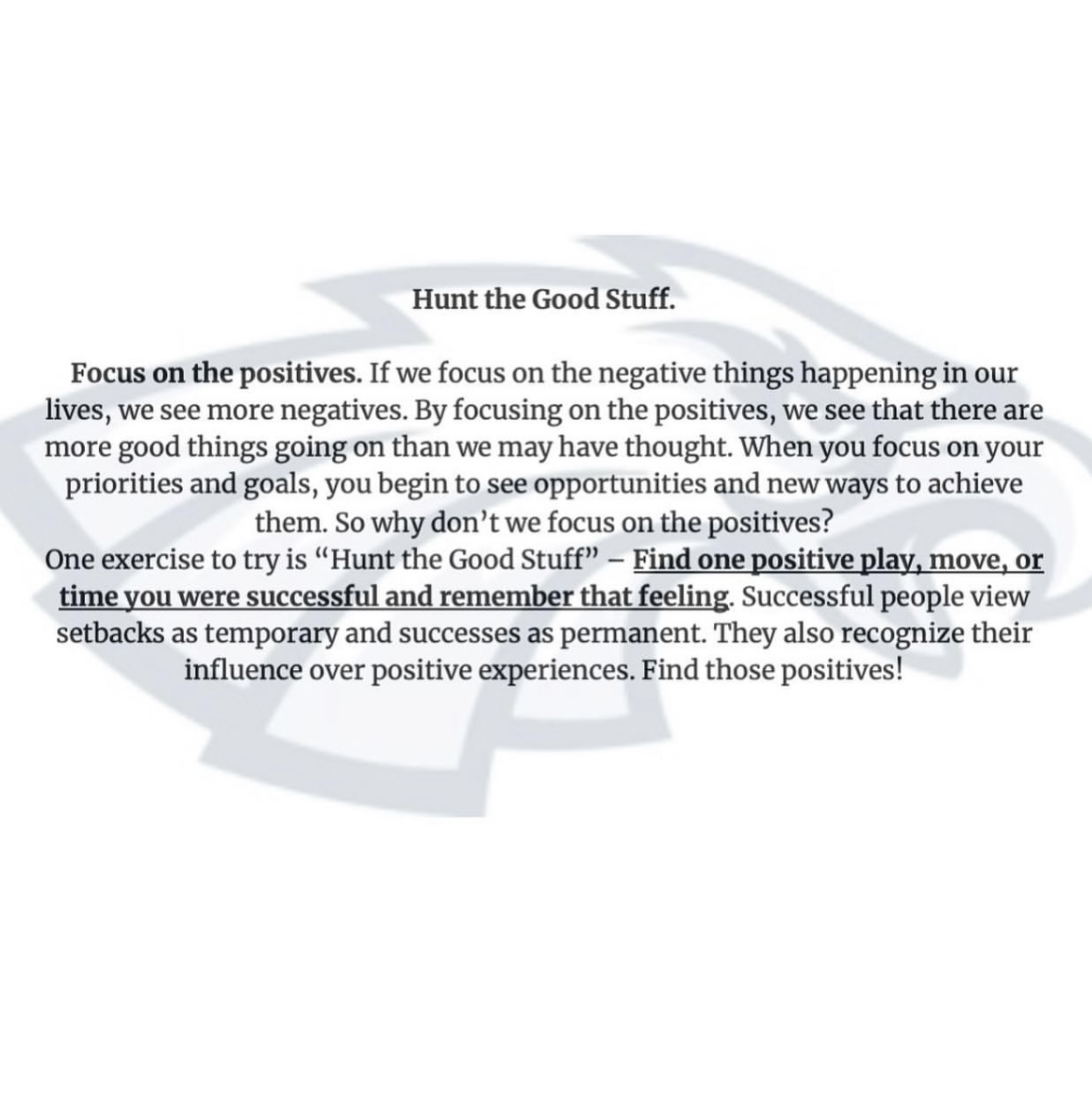 SJPStrength's tweet photo. Focus - the ability to stay concentrated on the task at hand or process and not get distracted by external factors. Applying focus skills improves your confidence and composure. Where do you start? Try by practicing any one of the following: https://t.co/MRSEZEA0xF