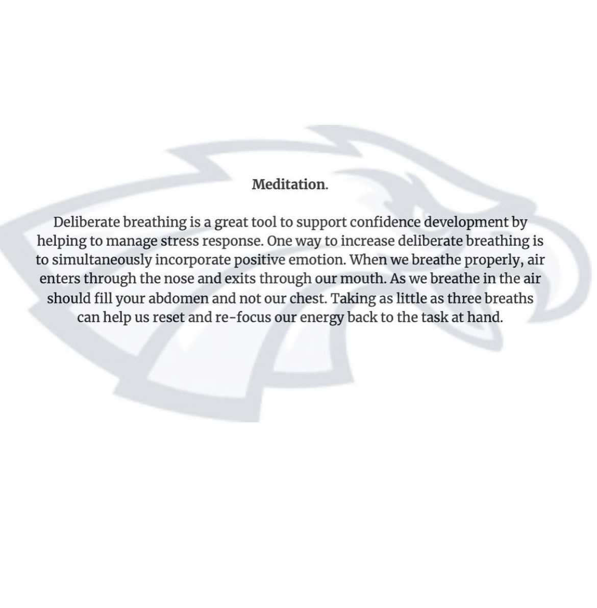 SJPStrength's tweet photo. Focus - the ability to stay concentrated on the task at hand or process and not get distracted by external factors. Applying focus skills improves your confidence and composure. Where do you start? Try by practicing any one of the following: https://t.co/MRSEZEA0xF