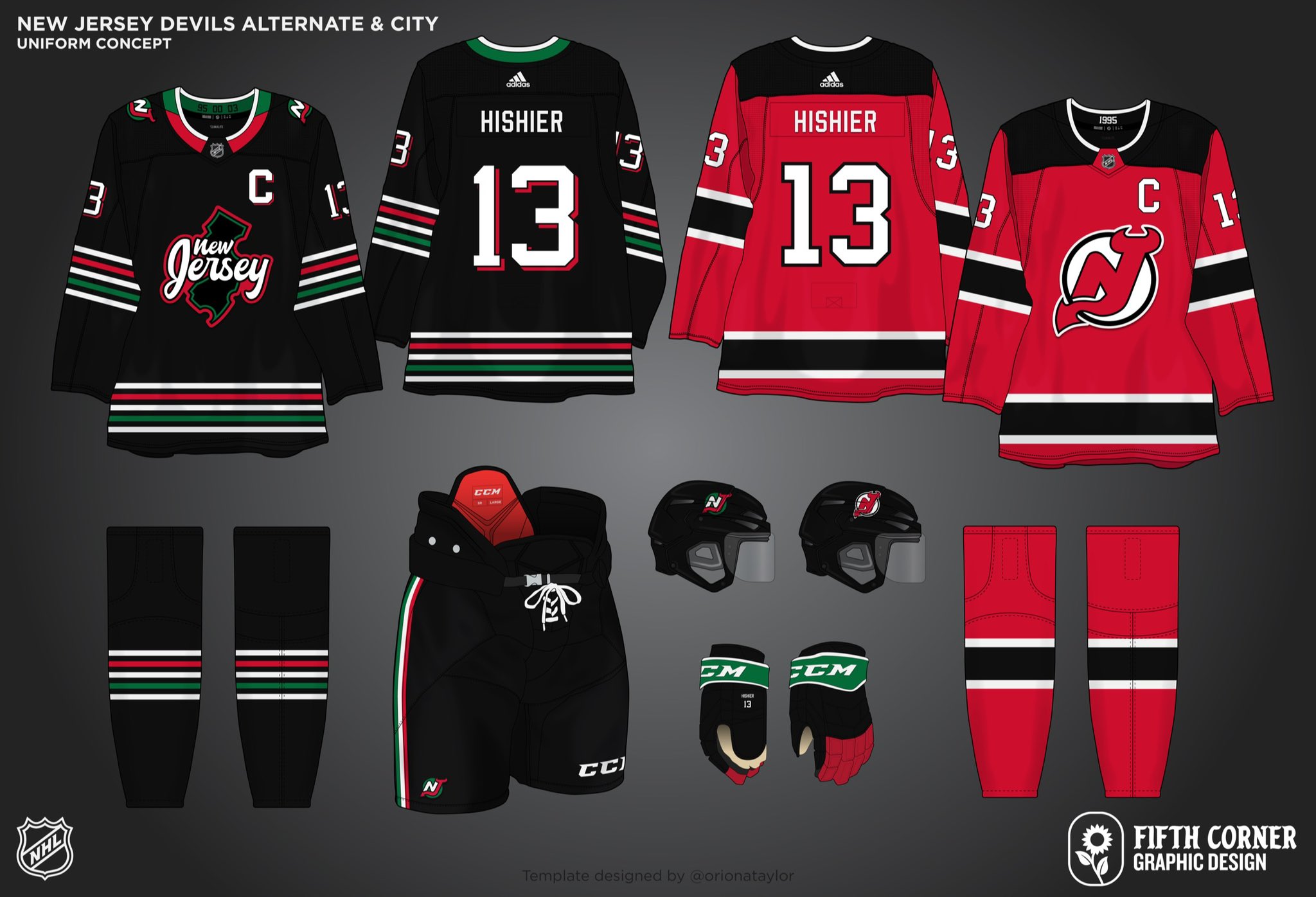 New Jersey Devils Alternate Uniform Concept