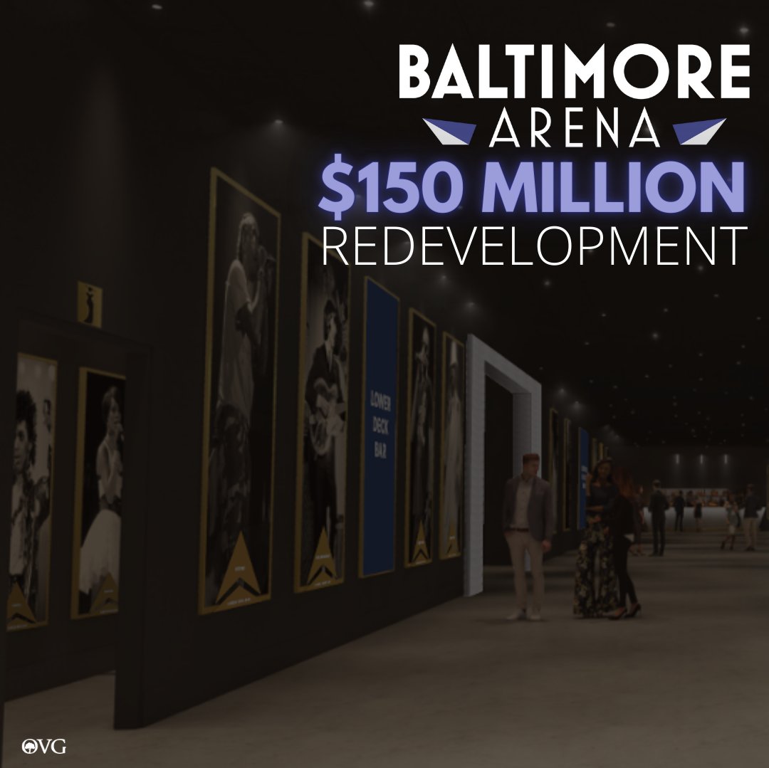 oakviewgroup's tweet photo. Renovations have begun to transform the iconic and historic @NewBALArena. 
The project is a partnership with The Baltimore Development Corporation and @35Ventures. https://t.co/AJErfjCWLA