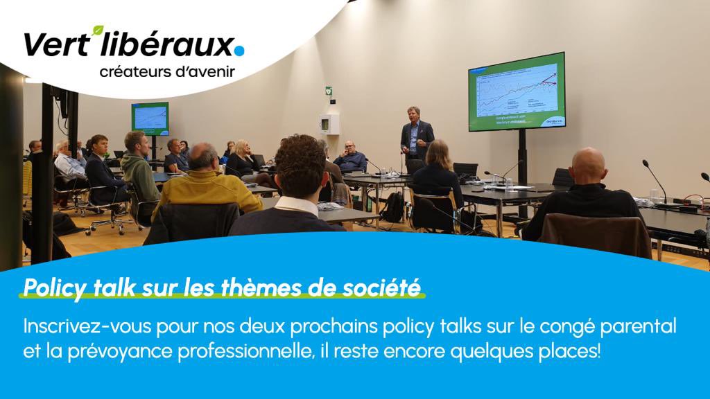 Vous voulez mieux connaître l’approche vert’libérale du #congé parental et de la #prévoyance professionnelle! Discutez-en avec nos élues <a href="/kathrinbertschy/">Kathrin Bertschy</a> et <a href="/doppel_m/">Melanie Mettler</a> au 💚 de la Berne fédérale. Inscrivez-vous ici 👉🏻 bit.ly/3KbBgzC