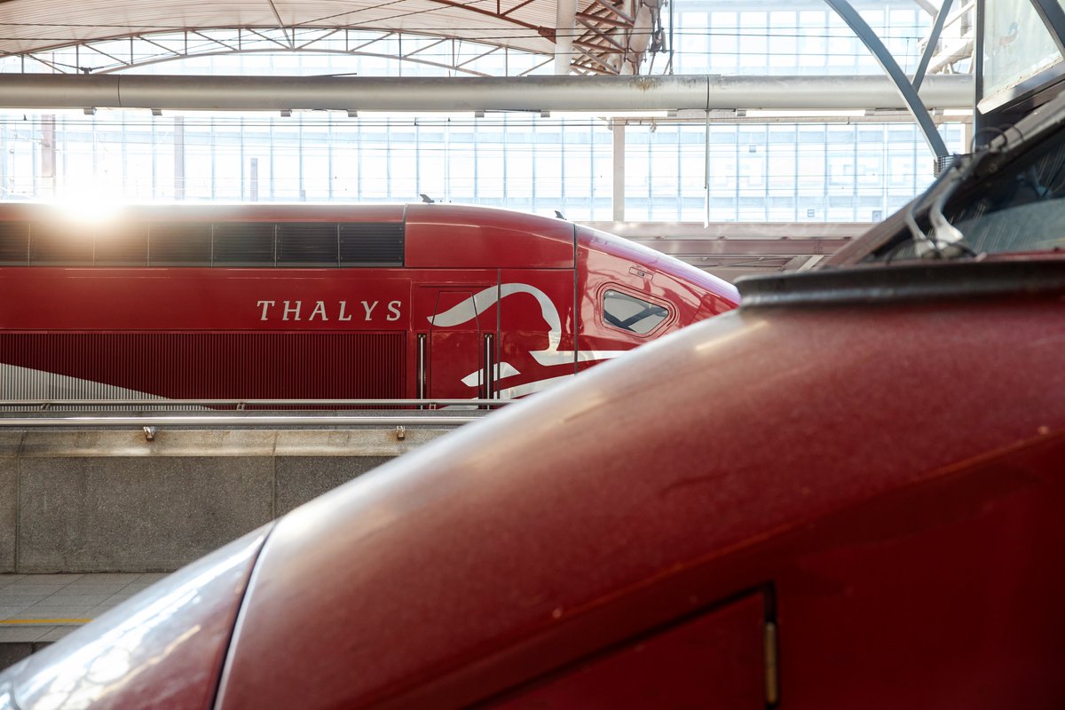 NewsEurostar's tweet photo. Since April 1st, #Thalys is adding more connections to reach its pre-crisis offer🚄

Now the daily offer is:  
🇫🇷🇧🇪 17 trips between Paris and Brussels 
🇫🇷🇳🇱 11 trips between Paris and Amsterdam 
🇫🇷🇩🇪 4 trips between Paris and Germany
🇧🇪🇳🇱 14 trips between Brussels and Amsterdam https://t.co/hBfm9m6GFy
