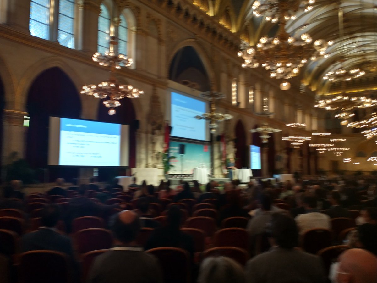 CycleCompetence's tweet photo. Get rid of the cars in your #city center and people will be happier proved @filipwatteeuw from Ghent on #Radgipfel2022 Vienna: circulation plan, better #cycling and safer #walking so 71% of population agreed thats it more pleasant to live in @BMKlimaschutz @fahrradwien #radlobby https://t.co/KoNqJSWYAk