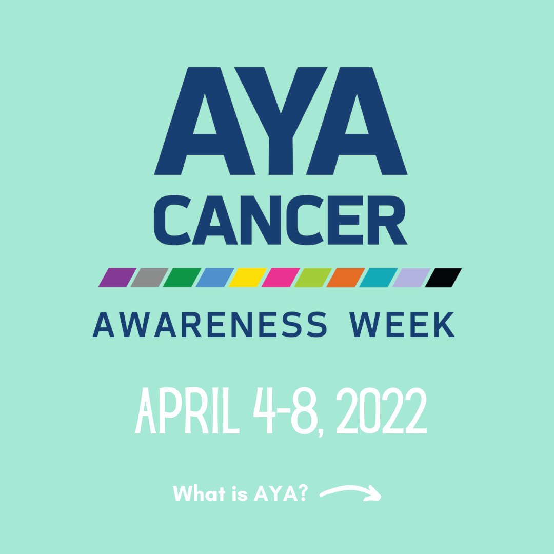 MGordonPhD's tweet photo. It's AYA Cancer Awareness Week!
Help spread the word!
#AYACancer https://t.co/21f43zpmWW