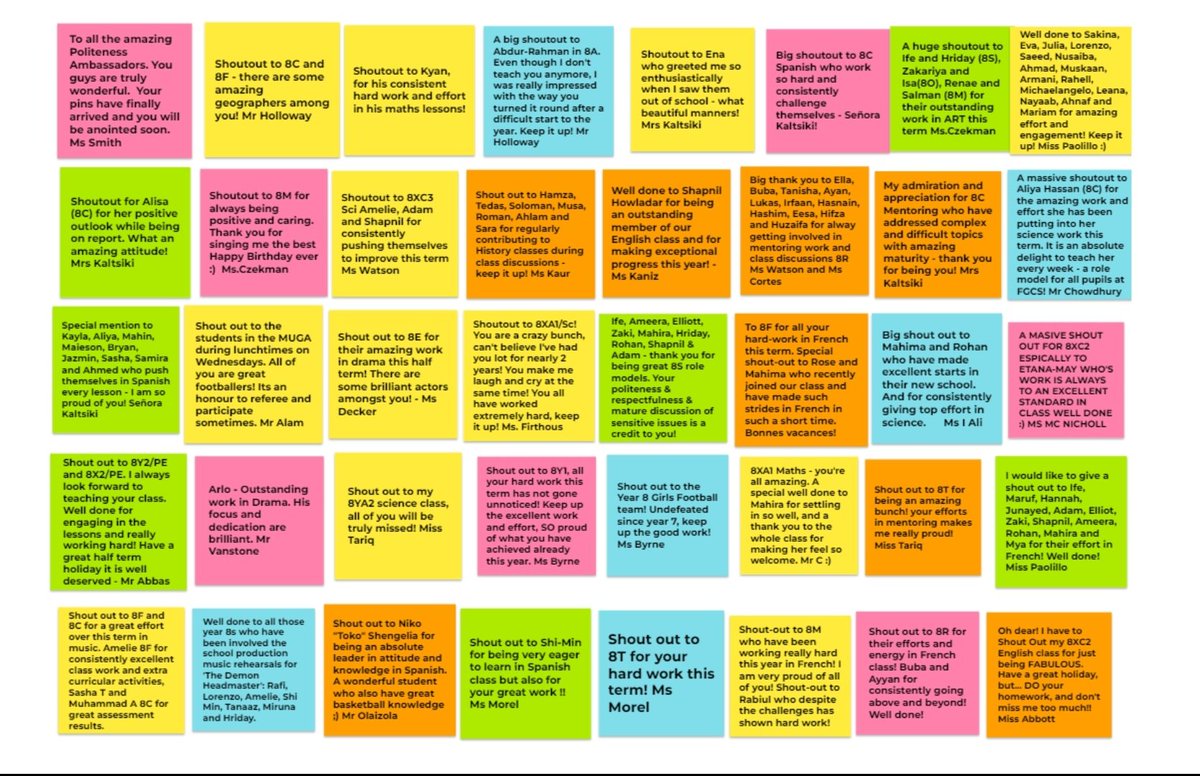 fgcs2025's tweet photo. We start the holidays by celebrating the successes we have had this term! Check out all of the shout outs our @FgcsInfo teachers gave us in our celebration assembly 👏 #wearefgcs #weareteamyear8 https://t.co/r1VuTxtEbN