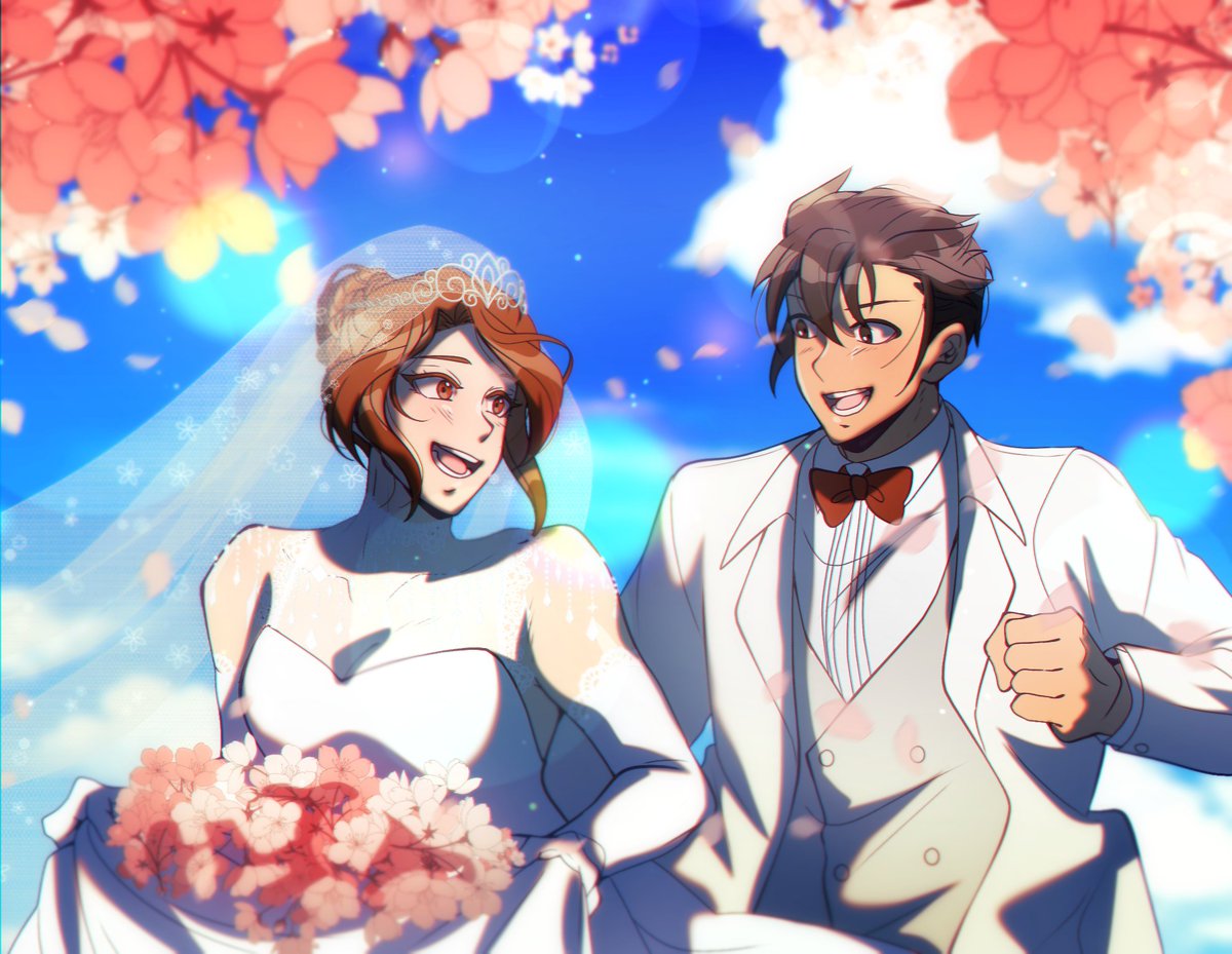 #イナズマイレブン 
#円堂守
#雷門夏未
#円夏

엔나츠 웨딩 보여줘................. 정말생각할수록 너무 웅장해진다 오시컾이 제일 먼저 결혼에 성공하다니...
