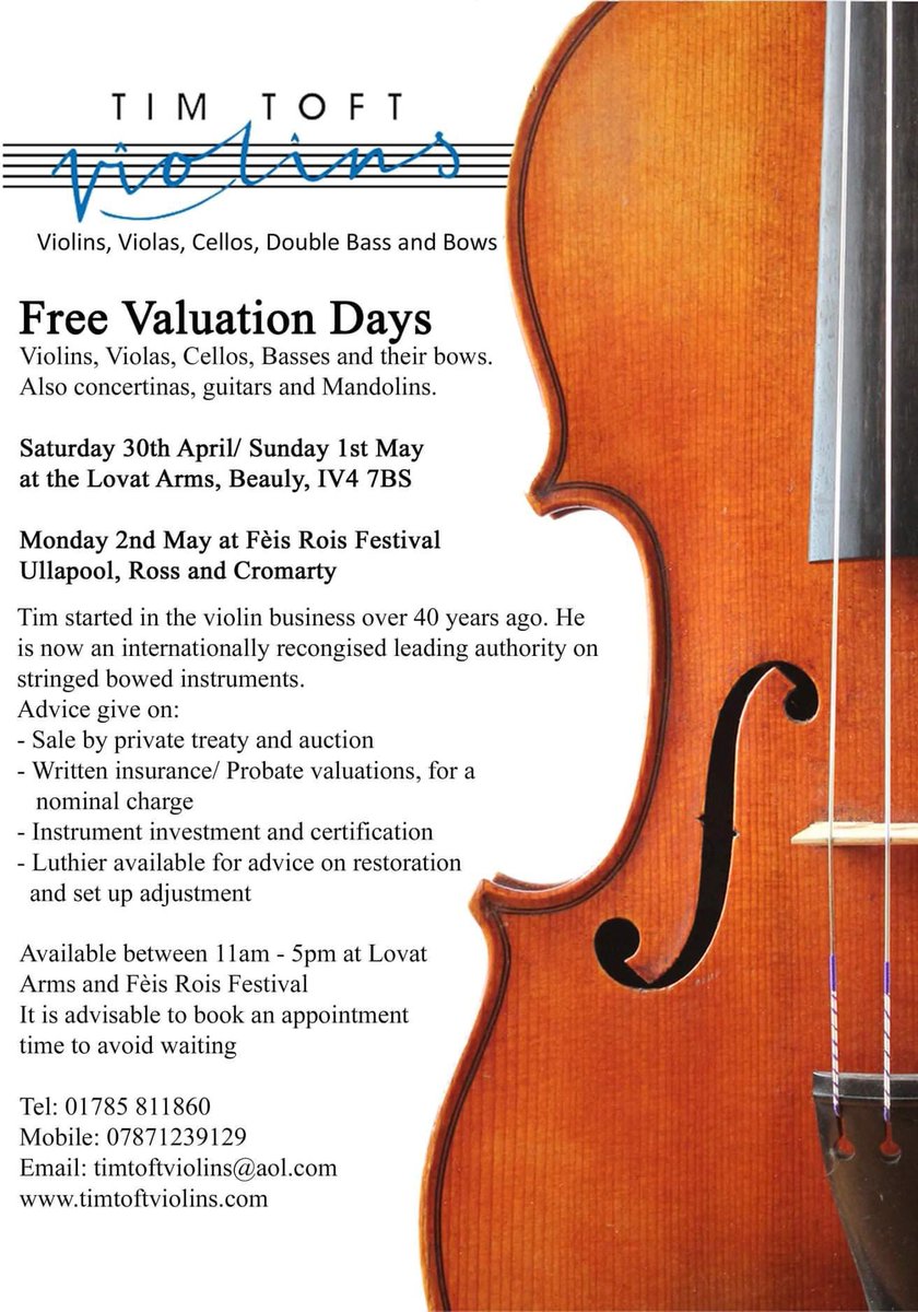 Time to check the loft and get those old instruments valued……..