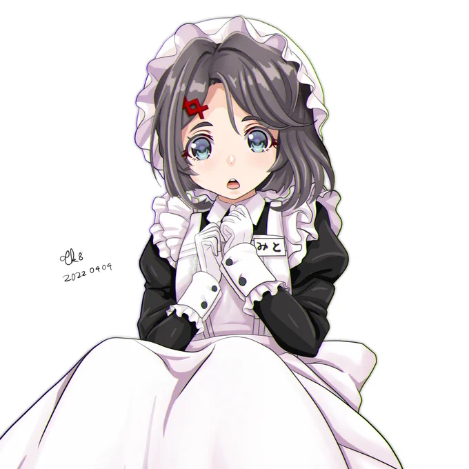 出張サービスで派遣メイドをするミトちゃん #艦これ #艦これ版深夜の真剣お絵描き60分一本勝負
#艦これ版真剣お絵描き60分一本勝負_20220404 https://t.co/CEO3g8yFKt 