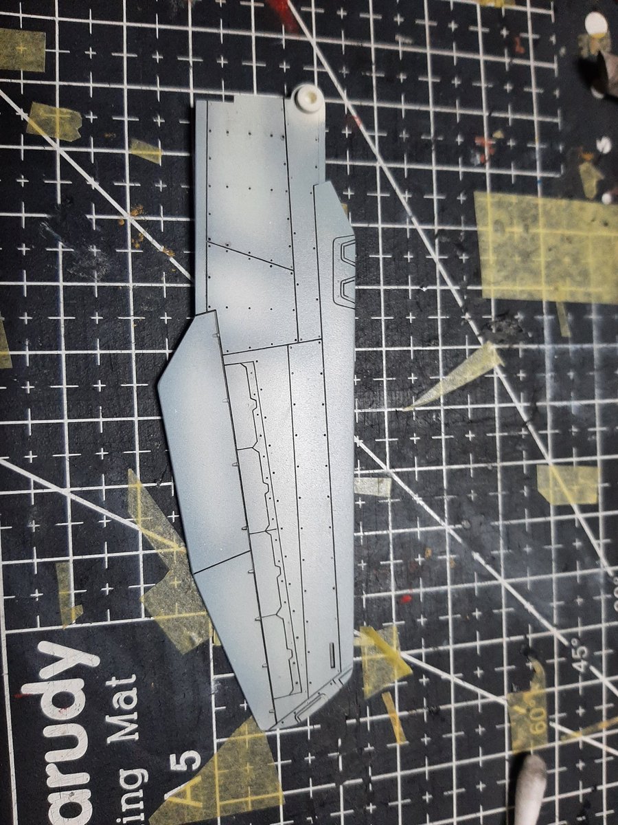jzulu01's tweet photo. Panel lining (mostly) done. So. Many. Rivets.

#マクロス
#battroid
#バトロイド
#プラモ 
#plamo https://t.co/UNO4ULSgf1