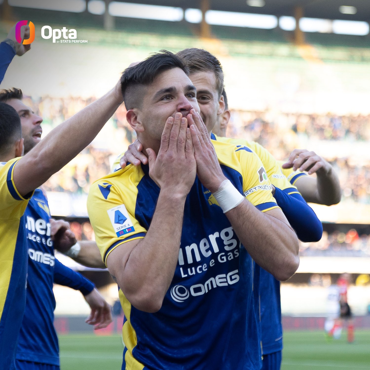 Optapaolo 16 Giovanni Simeone Is The Second Player In The History Of Verona Able Of Scoring More Than 15 Goals In A Single Serie A Season Prior To