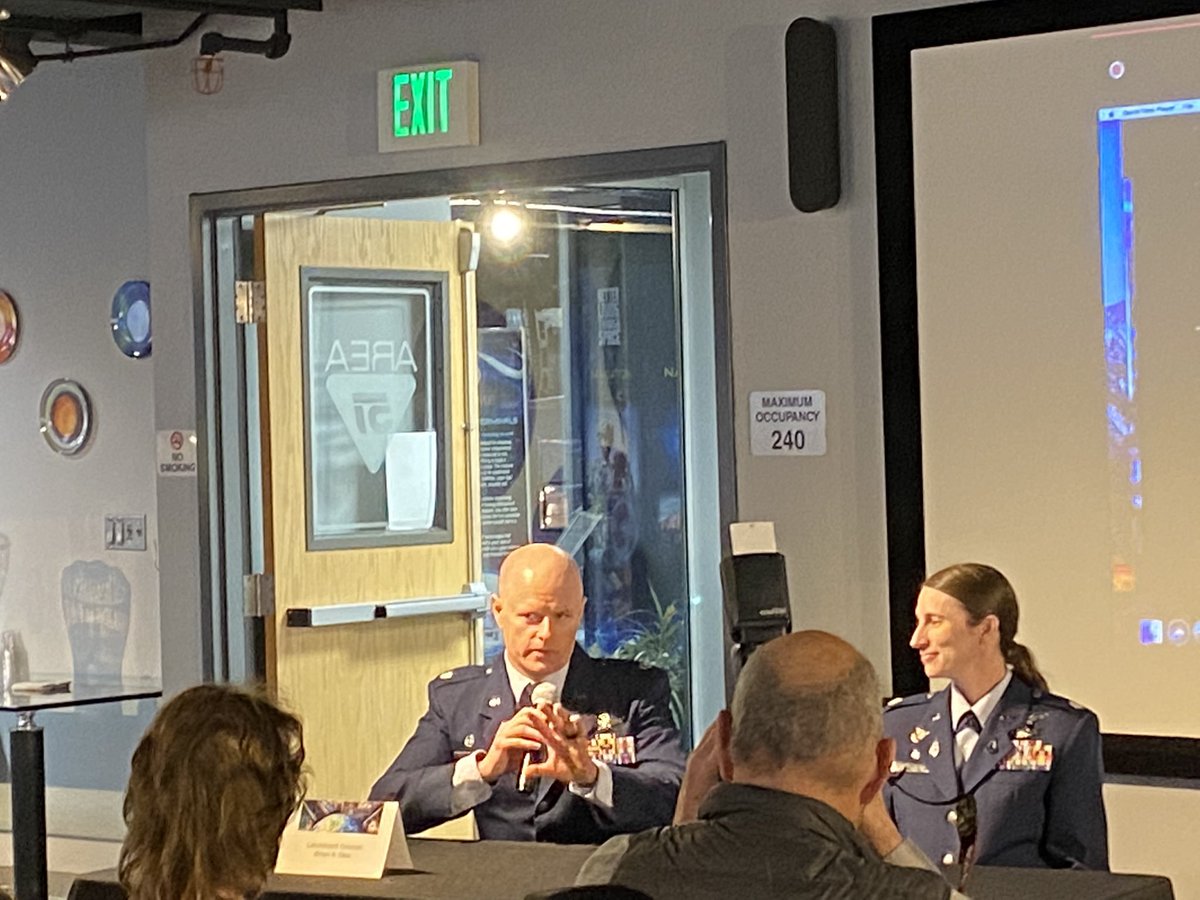 STEMisMyFuture's tweet image. Hearing from the @SpaceForceDoD and the  programming for SPACE to STEM and encouraging STEM leadership! Thank you so much for presenting to us today!  #sparkSTEM @GeoMapMAKERS @ThereseWolfPack #teacherLiaisons!!!