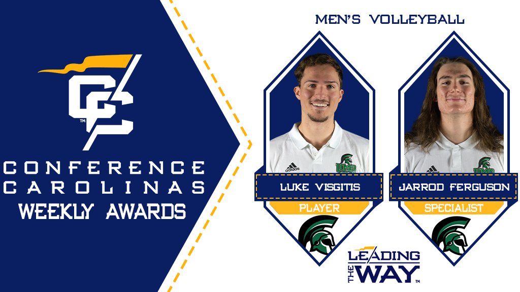 ConfCarolinas's tweet photo. What a week for @UMOAthletics men's 🏐 as they sweep the Conference Carolinas Players of the Week...

Player: Luke Visgitis
Specialist: Jarrod Ferguson

Learn more ⤵️
🔗: https://t.co/IKYD6Ia79t
#LeadingTheWay https://t.co/RbA2i3RKE2
