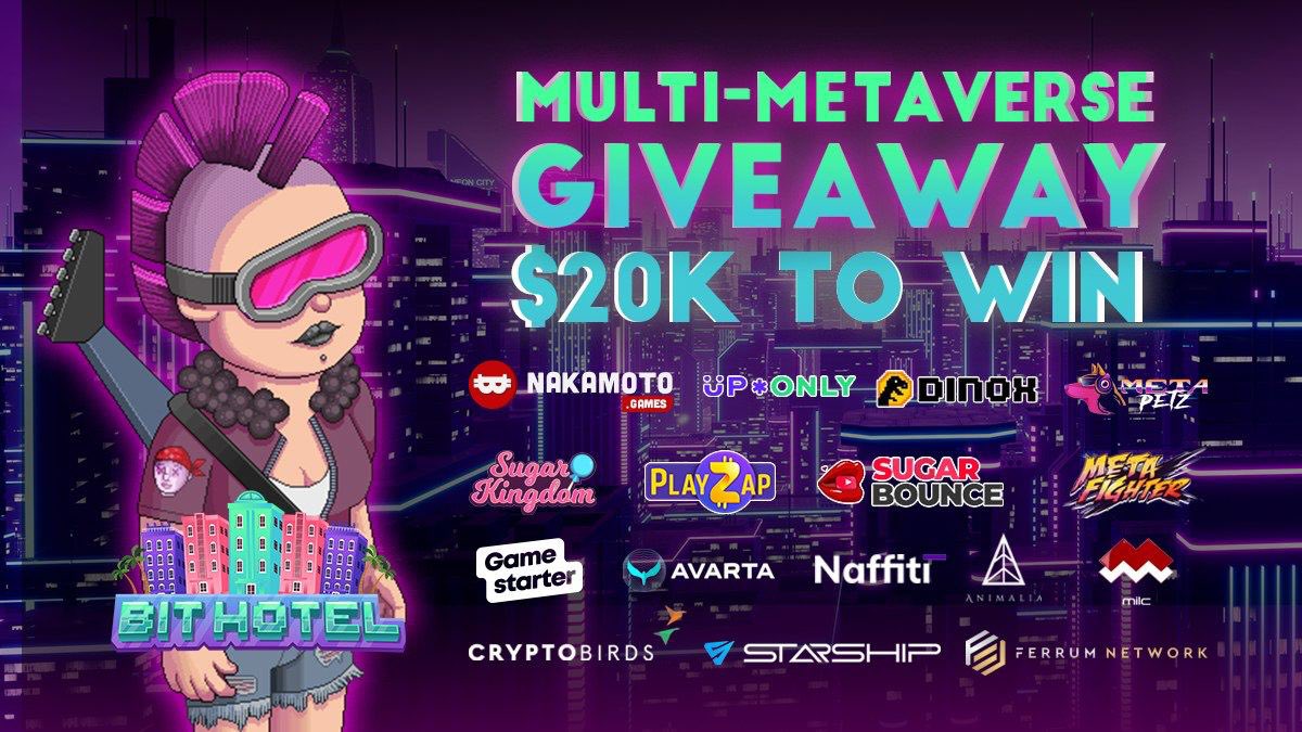 BlockchainSeed's tweet photo. 🔥The largest #metaverse campaign organized by @UpOnlyOfficial together with 15 other #play2earn and metaverse projects.

🎁Rewards: $20,000 worth of #NFT's and #tokens. 

Participate⬇️
https://t.co/uol1h6TE55

#Giveaway #Airdrops https://t.co/Roi4vHtzkS