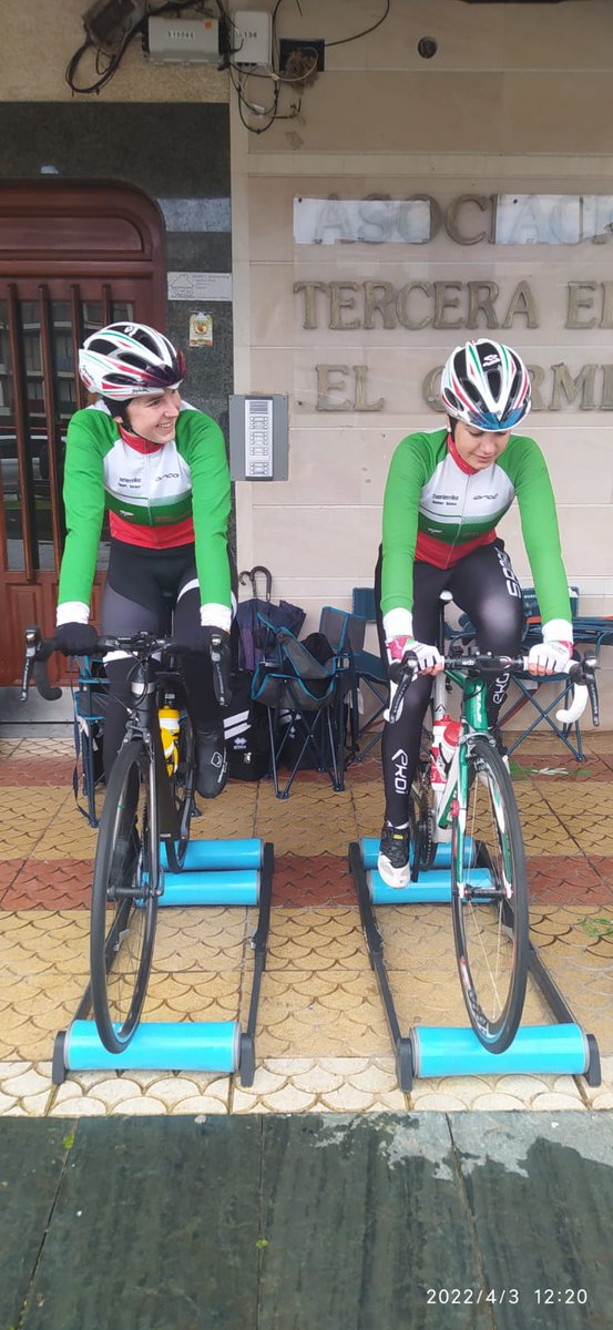 txorierriko's tweet photo. Txorierriko Nesken Taldea Nojan (Kantabria) Emakumezkoen Cofidis 2022 Kopako 3. proban lehiatu zen. Izaro Fernández y Mairu Uriarte afrontaron un exigente un trazado de 56 kilómetros.

💪🚴‍♀️🚴‍♀️🚴‍♀️🚴‍♀️👏 https://t.co/X7vnJl76YY