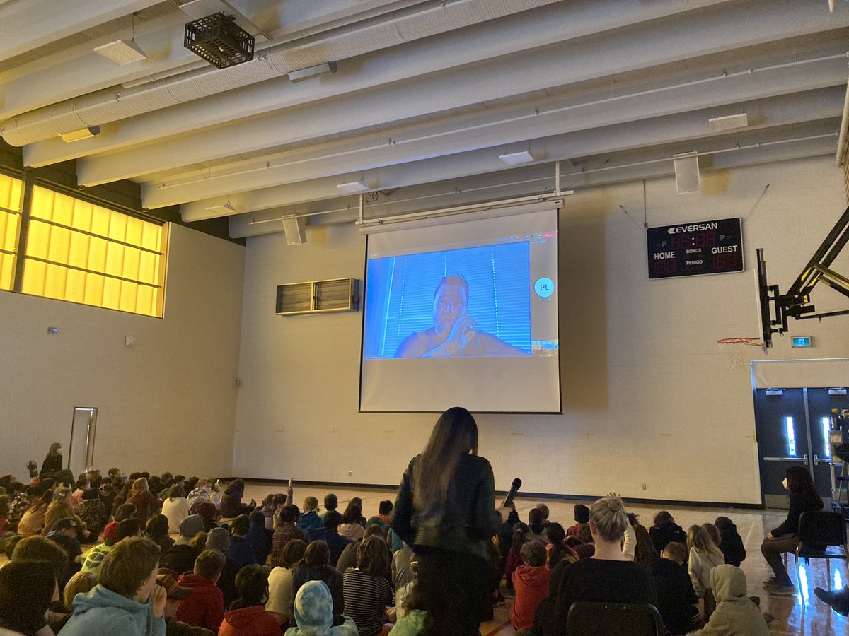 AnkieCarswell's tweet photo. Guest speaker @MorganGuerin from @musqueam speaking to #intermediate #students about #stewardship of lands @lordnelsonelem @VSB39 #students are asking really great #questions! @NehiyawSpirit https://t.co/oYP614ngQD