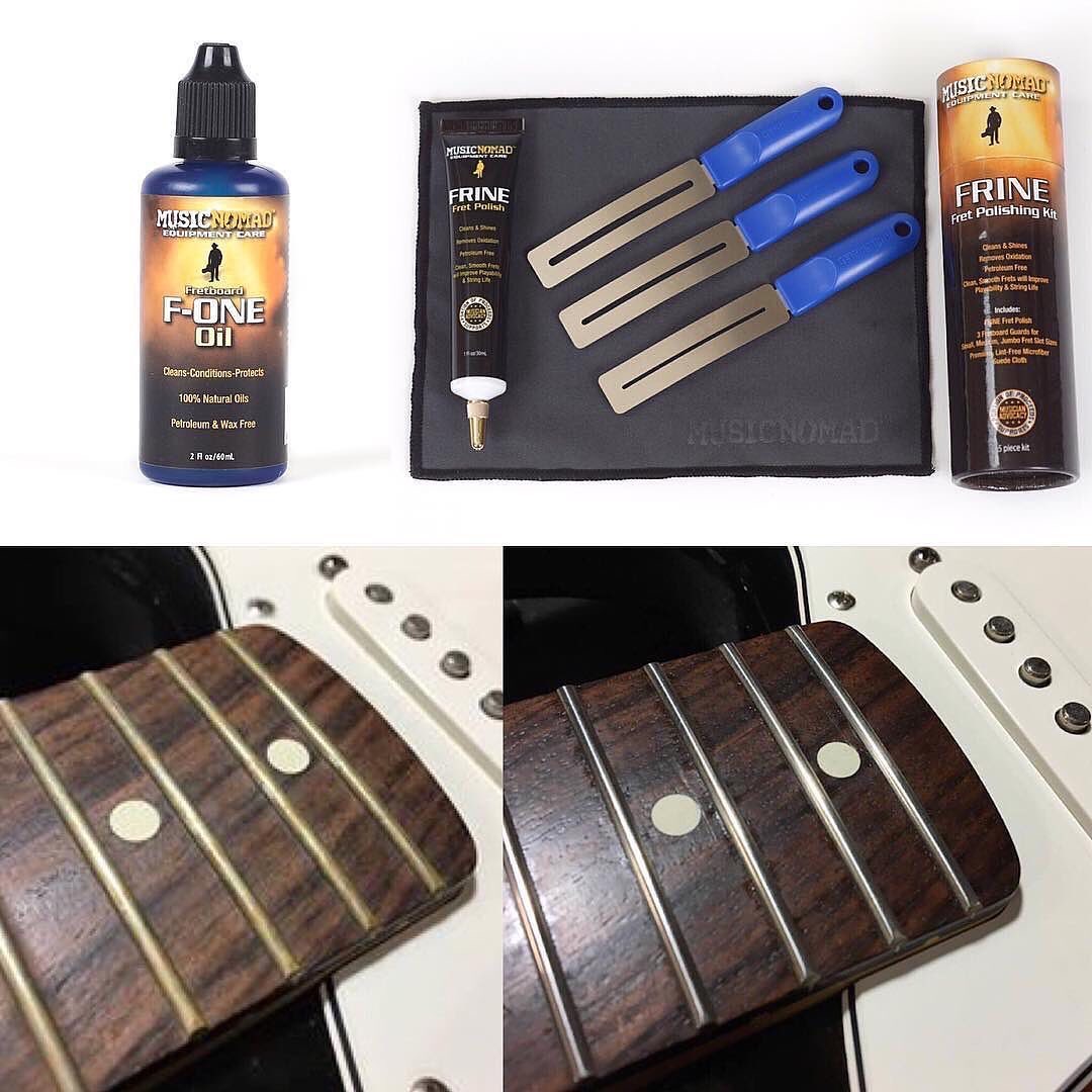 How To Apply guitar fretboard oil
