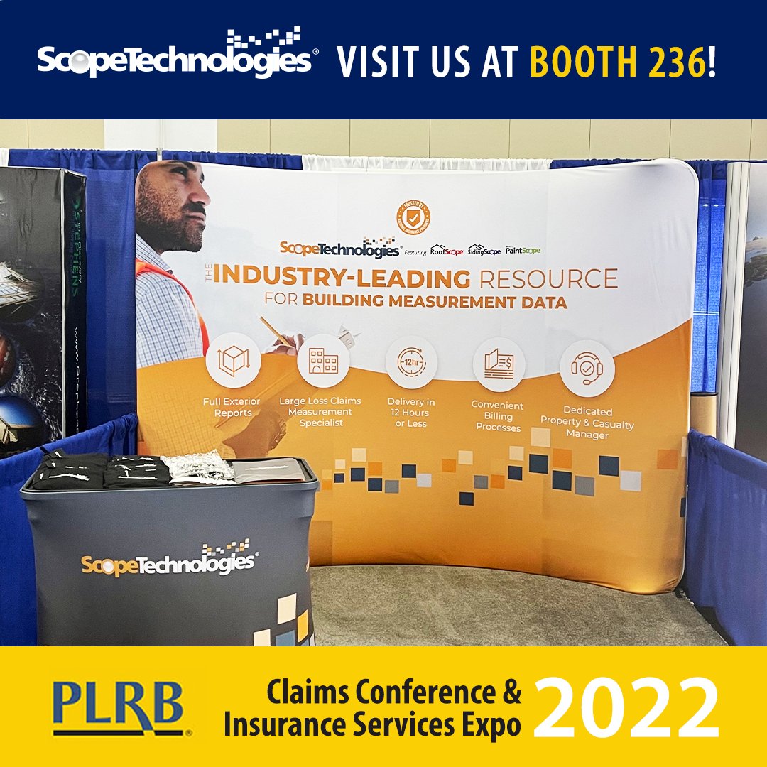 MyScopeTech's tweet photo. We are all set up and ready for the second day of the #PLRB #ClaimsConference2022! Make sure you stop by booth #236 to chat with the team and grab some Scope swag.

#scopetechnologies #swag #measurements #largelossclaims #SanAntonio https://t.co/S1XJM4x7Th