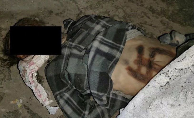 2011Arsen2010's tweet photo. ❗️In Mariupol, the body of a woman tortured by racists was found with a swastika carved on her abdomen!  #StopWar #StopRussianAggression #ClosetheSkyoverUkraine https://t.co/yWRgrvvMXc