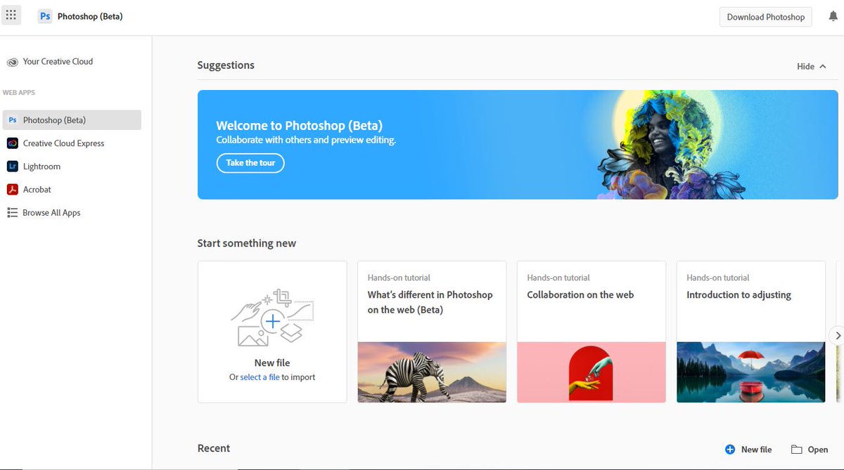 Adobe PhotoshopOnTheWeb (Beta) is now available for all @MTPSPride staff and students at creativecloud.adobe.com/cc/photoshop  Login with your Google credentials to start creating! #photoshop #digitalart #graphicdesign @MTPSArts