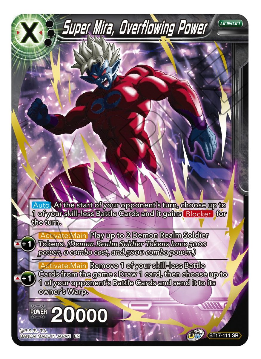 DragonballTcg's tweet photo. Primeros spoilers de la semana...
Saltamos al negro y al nuevo arquetipo de towa!!
Ejército de tokens!
#TokenArmy
#DBSCG https://t.co/qrKBKsi7gz