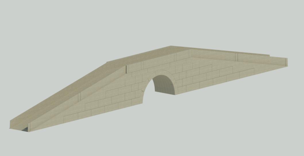 AecoDigitales's tweet image. Hemos completado nuestro &quot;MODELO DIGITAL - PUENTE ROMANO&quot; con unas rampas de acceso ... #AecoDigital #ModelosBIM