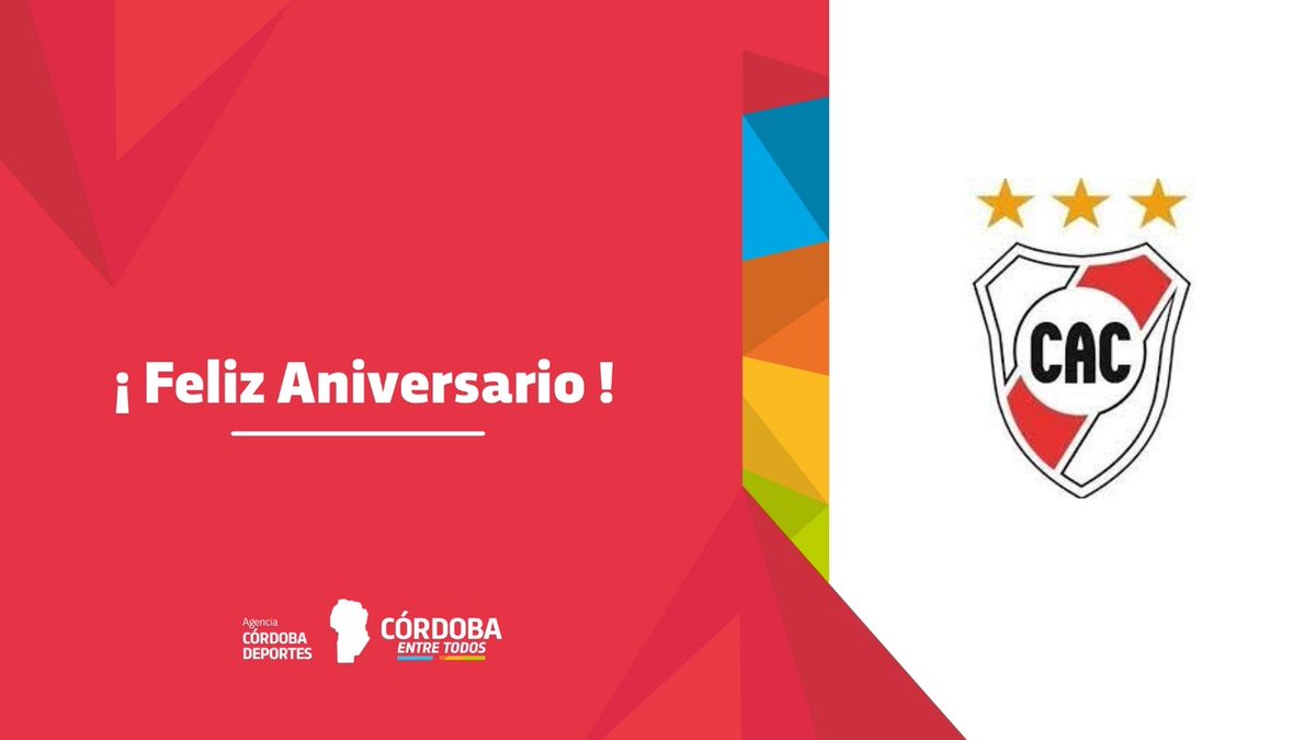 🎉¡Feliz Aniversario Club Atlético Calchin!

➡️Saludamos en el día de su cumpleaños 99 al club <a href="/CACalchin/">C.A. Calchín</a>. Histórica institución del interior de nuestra provincia.
¡Felicidades!🙌🏻