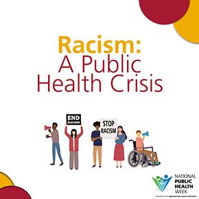 APHAPHN's tweet photo. National Public Health Week starts today! @NPHW
#Racism is an ongoing public health crisis that plays a significant role in widening health disparities.
The #publichealth community must address racism as a key driver of health disparities. #SDoH #healthequity
@PublicHealth https://t.co/t4pD44vBlH