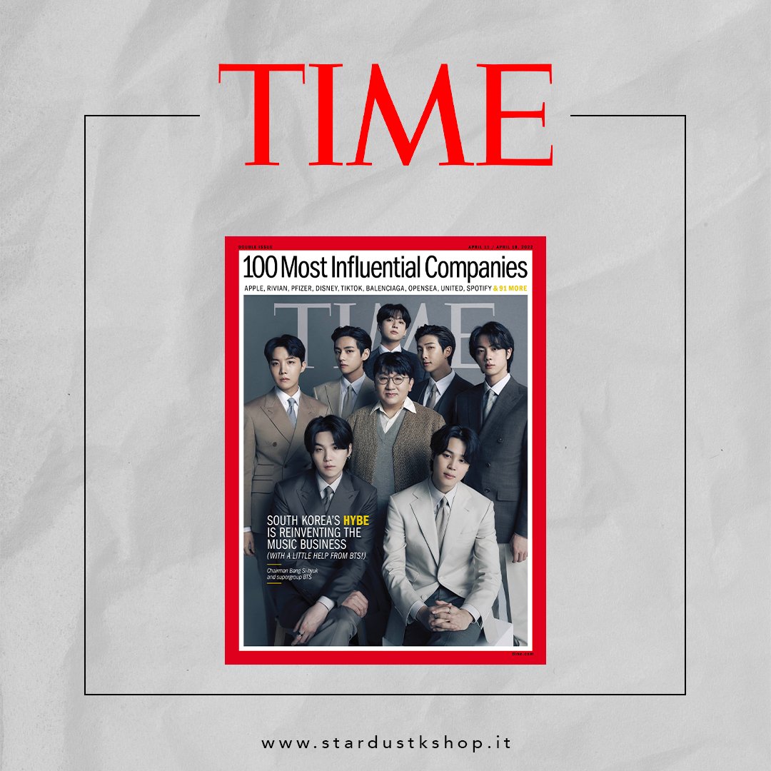 stardustkshop's tweet photo. 🌟IN PREORDINE ORA🌟

È in arrivo il volume di aprile del #TIME, con l'esclusiva cover dedicata ai #BTS e #BangSihyuk!

Disponibile in preordine su Stardust K-pop Shop!
🛍️ https://t.co/ZAsdNOyGdb

#stardustkshop #TIMEmagazine #btsmagazine #kpop
 
© Paper texture: Marjan Blan https://t.co/mXKCPIgZ4y