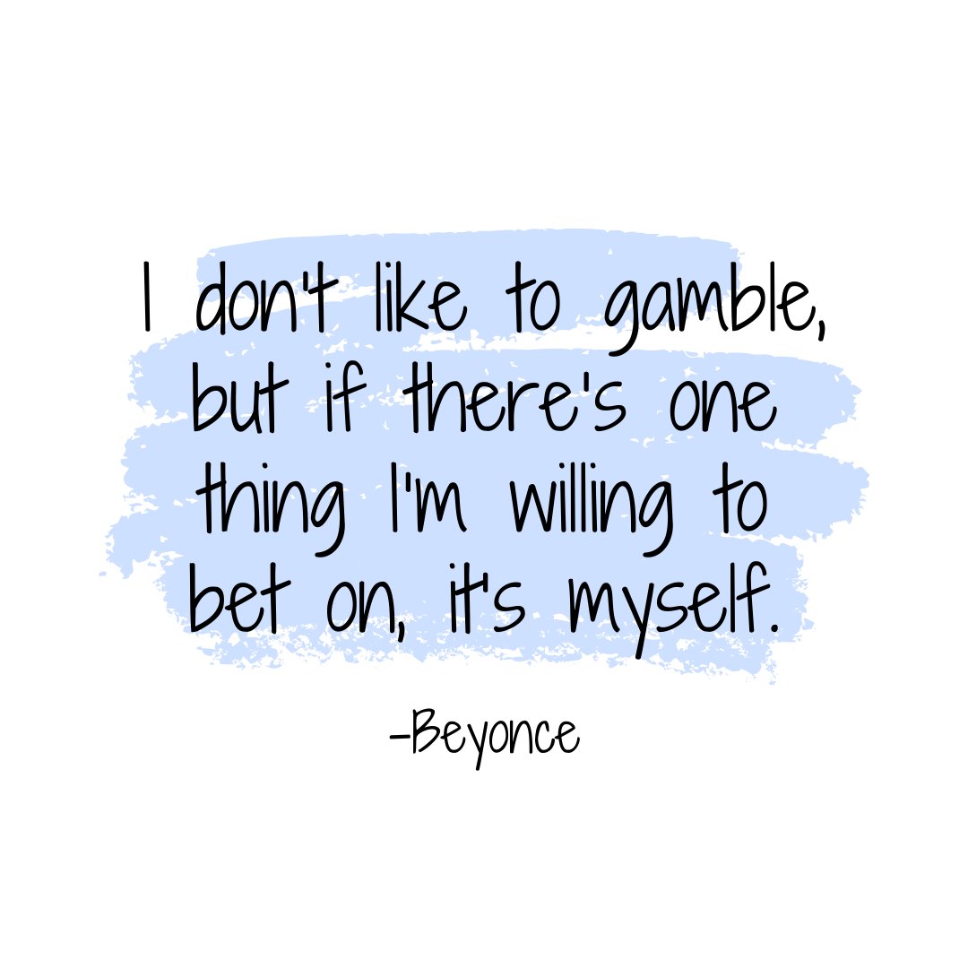 KThompsonLLC's tweet photo. Are you willing to bet on yourself? If the answer is no, why not? What would need to change for you to be the kind of person you're willing to bet on?         

#mondayquotes #betonyourself #wordstoliveby https://t.co/f3l9eGH6Y2