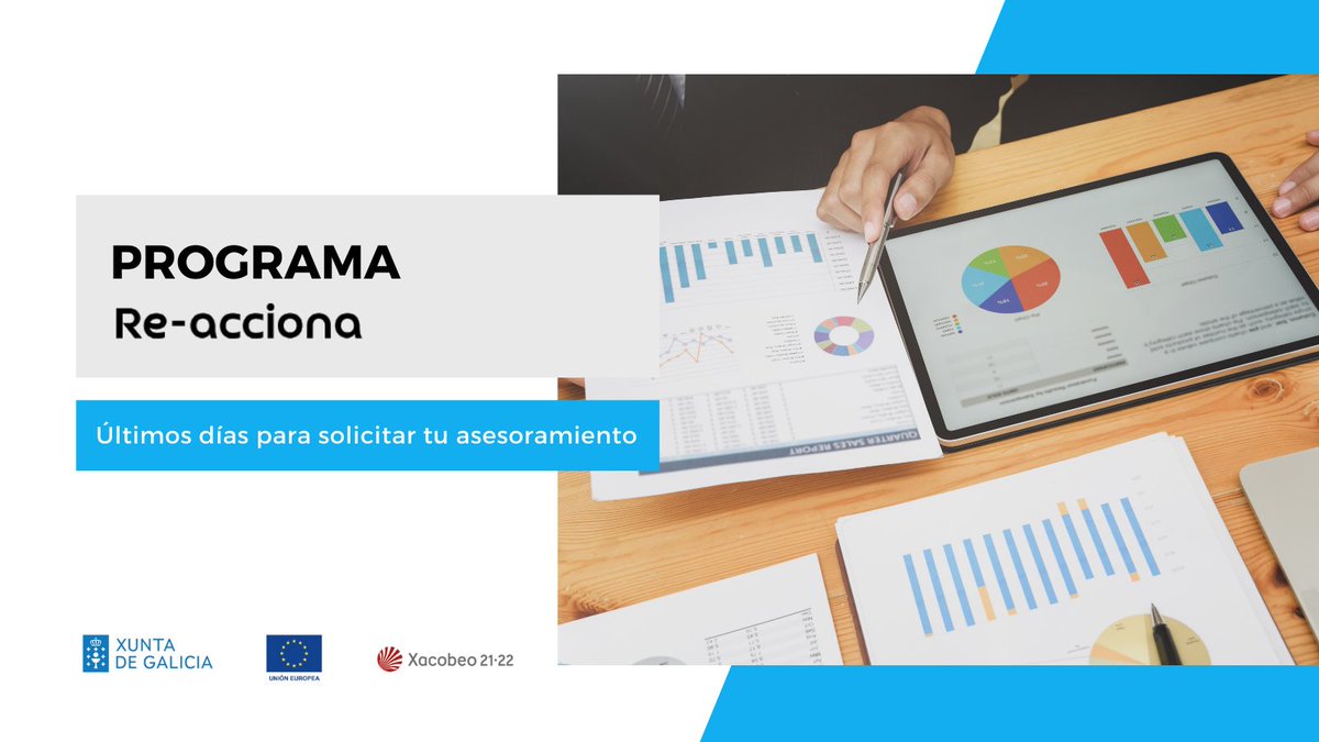 📈 ¿Necesitas asesoramiento comercial para tu empresa?

⏳ Últimos días para solicitar el servicio de Relanzamiento Comercial del Programa @ReAcciona_Igape 

🗓️ Hasta el viernes 8 de marzo

¿Quieres más información? ¡Contacta con nosotros! ➡️ cutt.ly/hD7kYZb