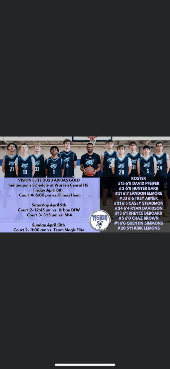 Catch  <a href="/CKYVISION/">Kentucky Vision Hoops</a> this weekend an <a href="/chaz_allen12/">Chaz Brown</a> in Indy