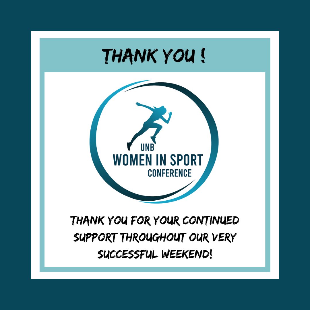 unbwis's tweet photo. Thank you for your wonderful support throughout this weekend from your participation in our conference and/or the @NB_Coach_NB workshop! Stay tuned this week as we thank all the individuals who helped us host this year’s UNB WIS Conference! We hope to see you again next year! 💙 https://t.co/5eiI8uEtZz